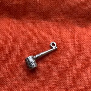 Vintage Sterling Silver Corn Cob Pipe Charm